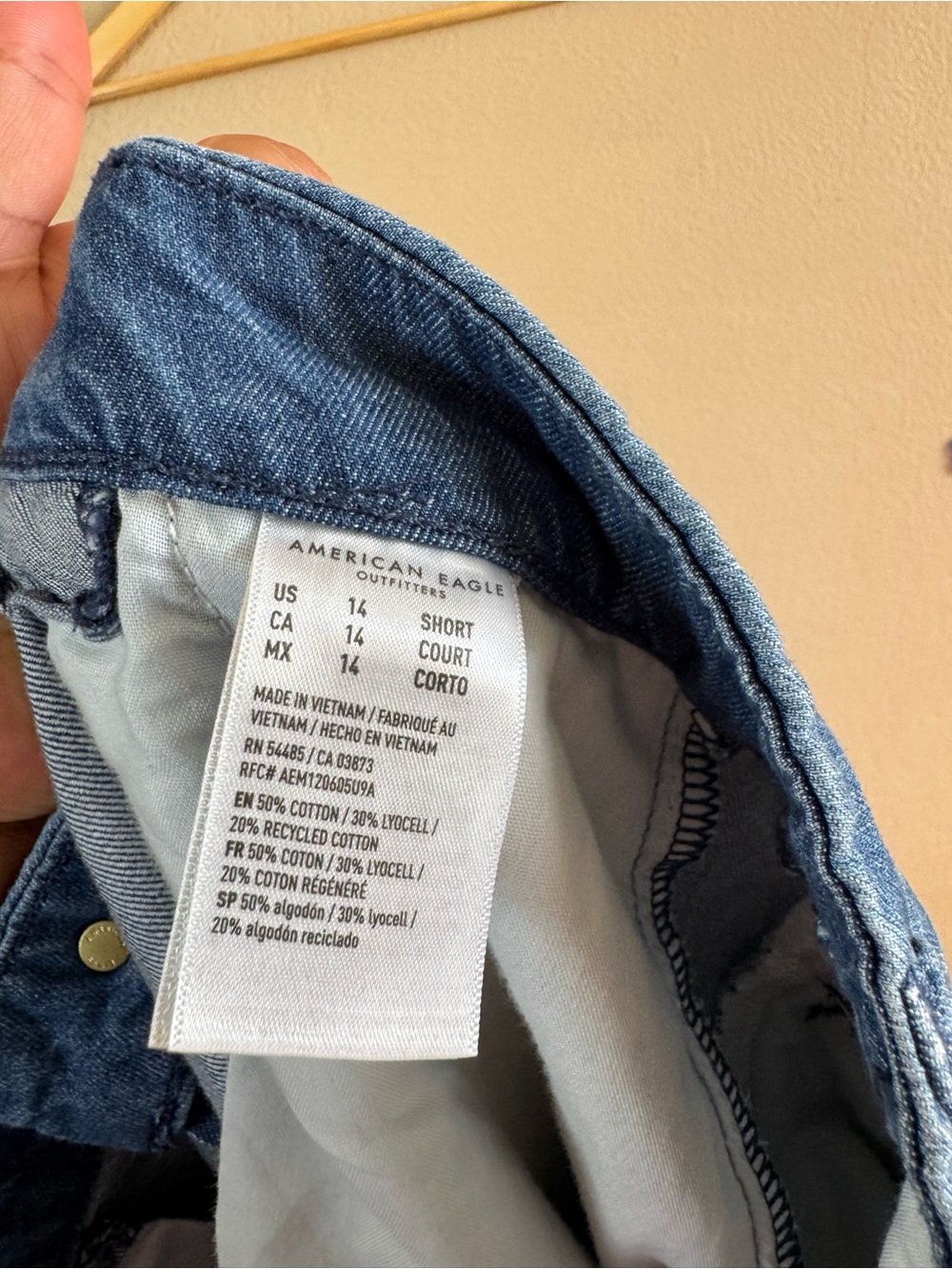 American Eagle Baggy Wide-Leg Trouser Jeans | Size 14 Short - Picture 15 of 15